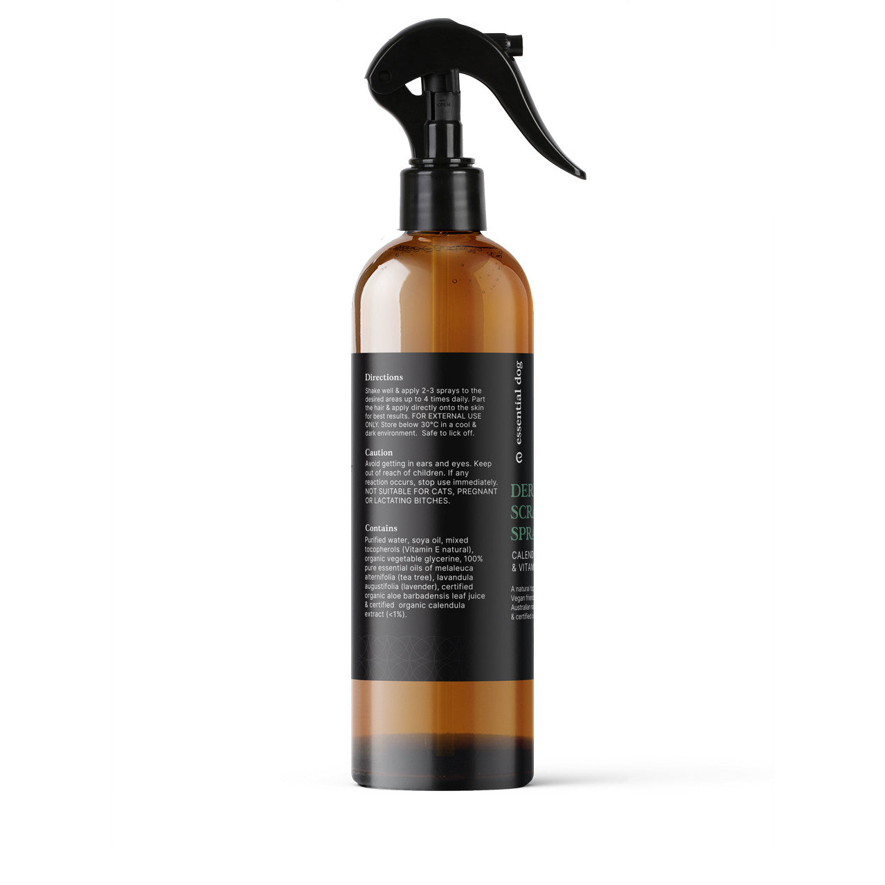 Spray antiarañazos dérmico para perros: aloe vera, caléndula y vitamina E