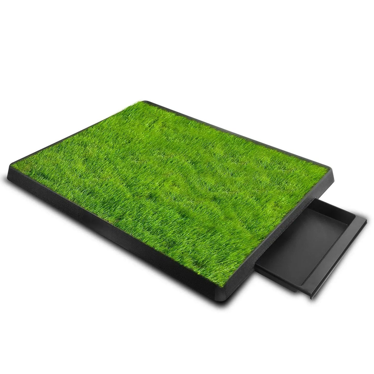 Dog grass pee pad toilet with removable waste tray