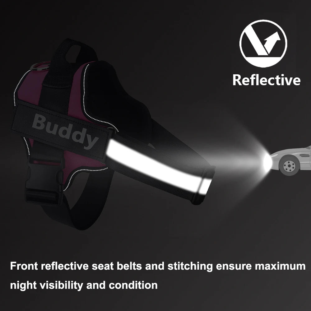 Personalized Reflective Dog Harness NO PULL