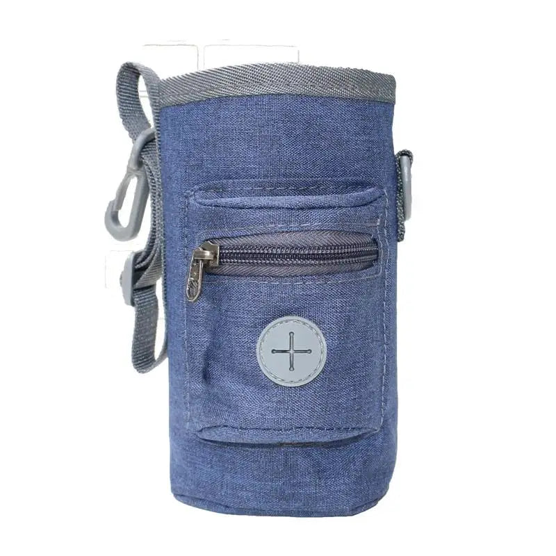 Multifunctional dog treat training bag with shoulder strap