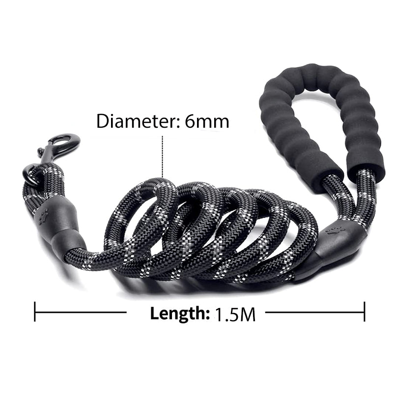 Reflective dog lead