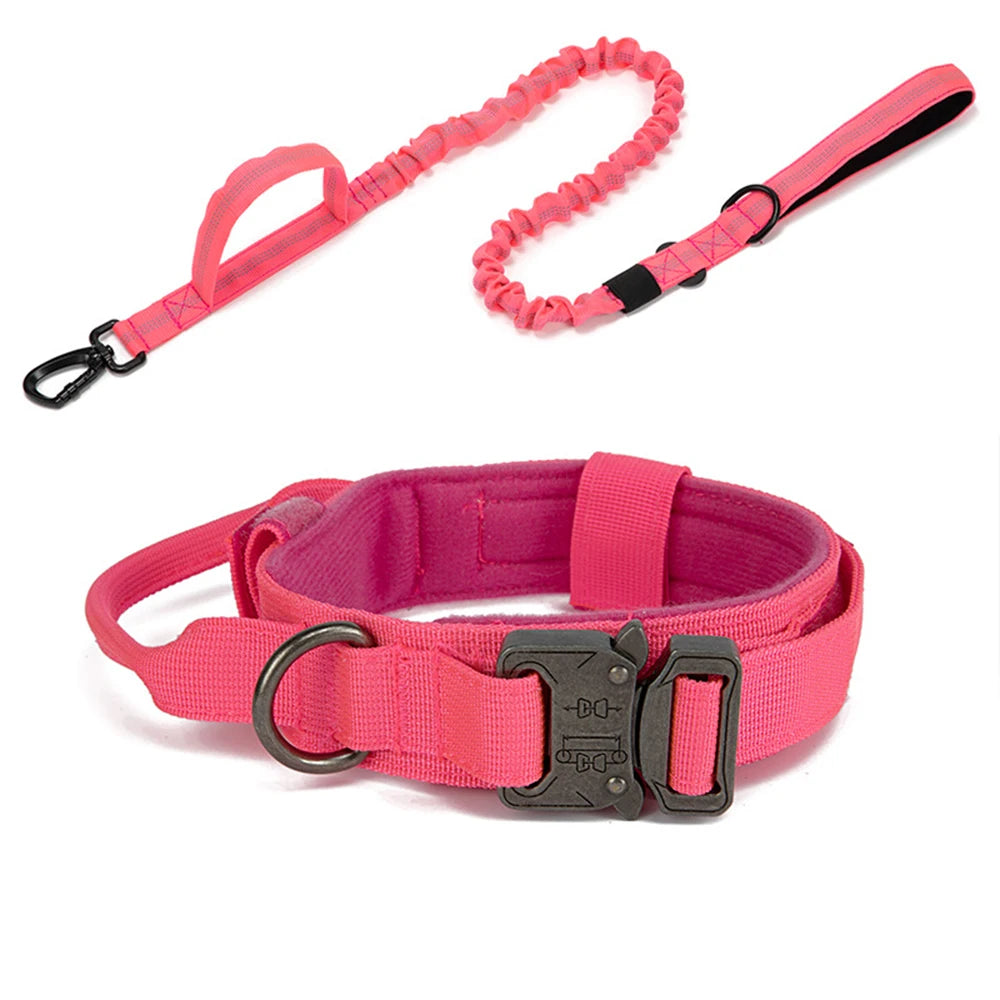 Matching Tactical Dog Collar and Leads & Collar Leash Sets