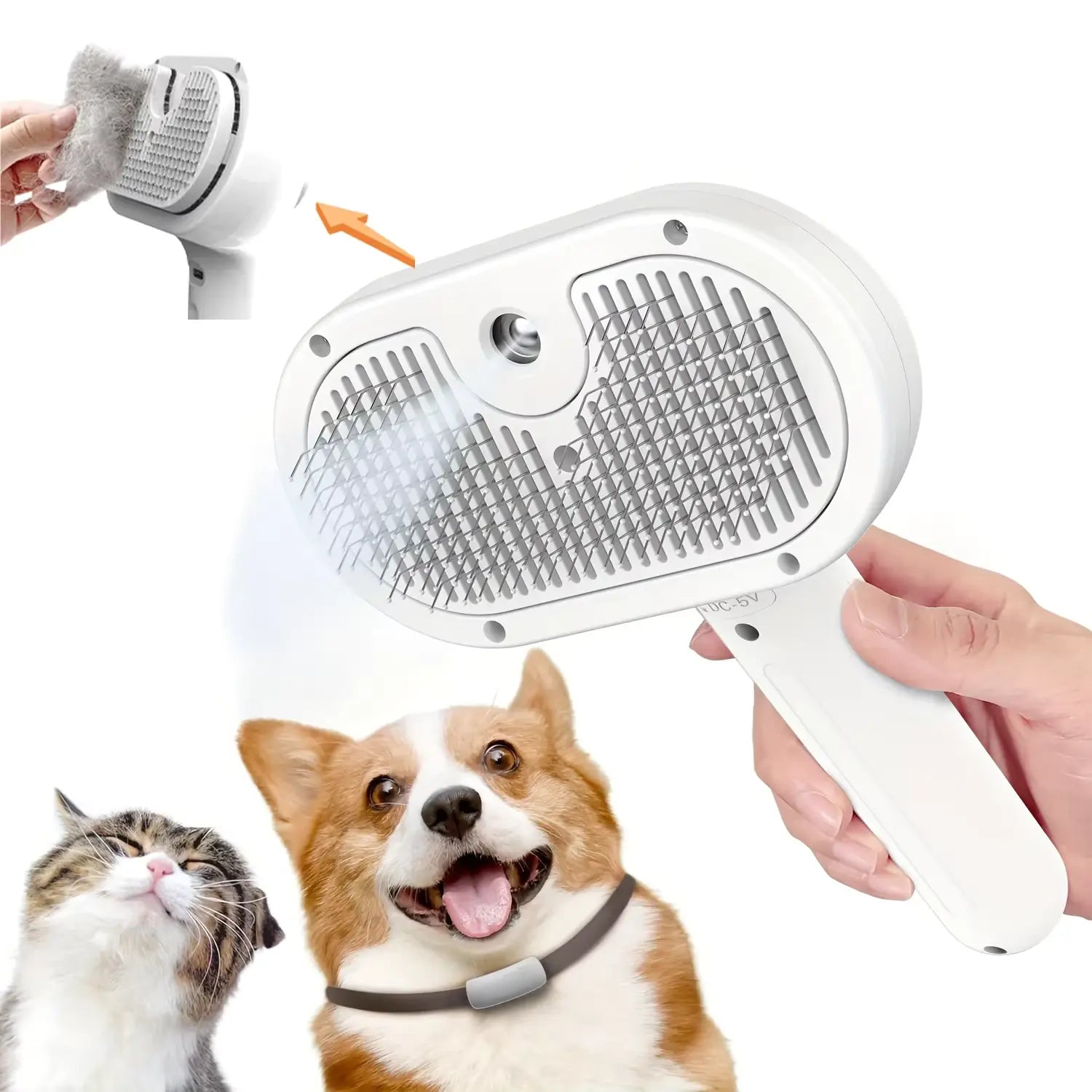 Rover Rituals | SteamPup Brush | steam-powered dog grooming brush