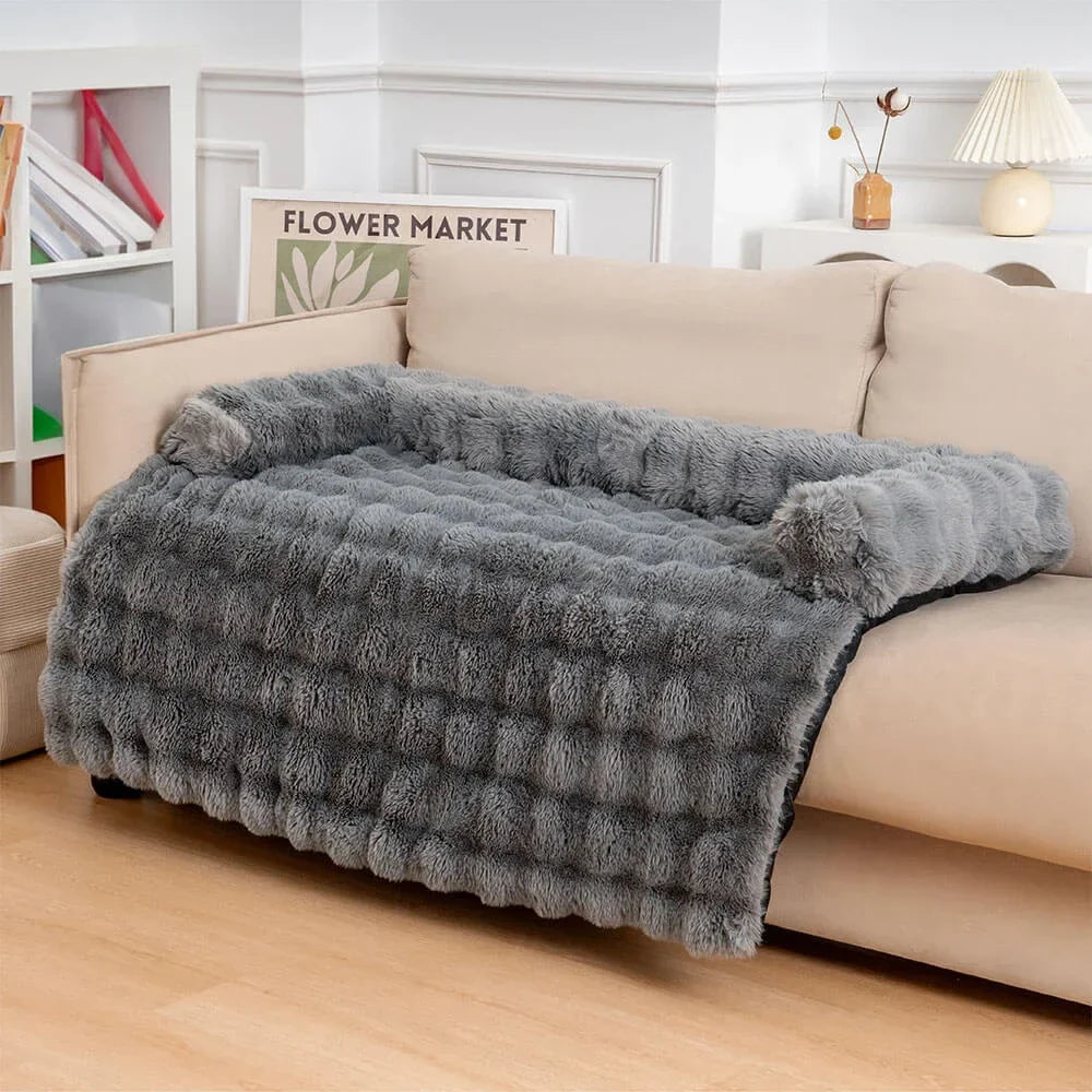 Rover Rituals | Plush Dog Bed Soft Plush Dog Pad, Sofa Couch Pet Furniture Protector Cover, Washable, Blanket Cushion Dog