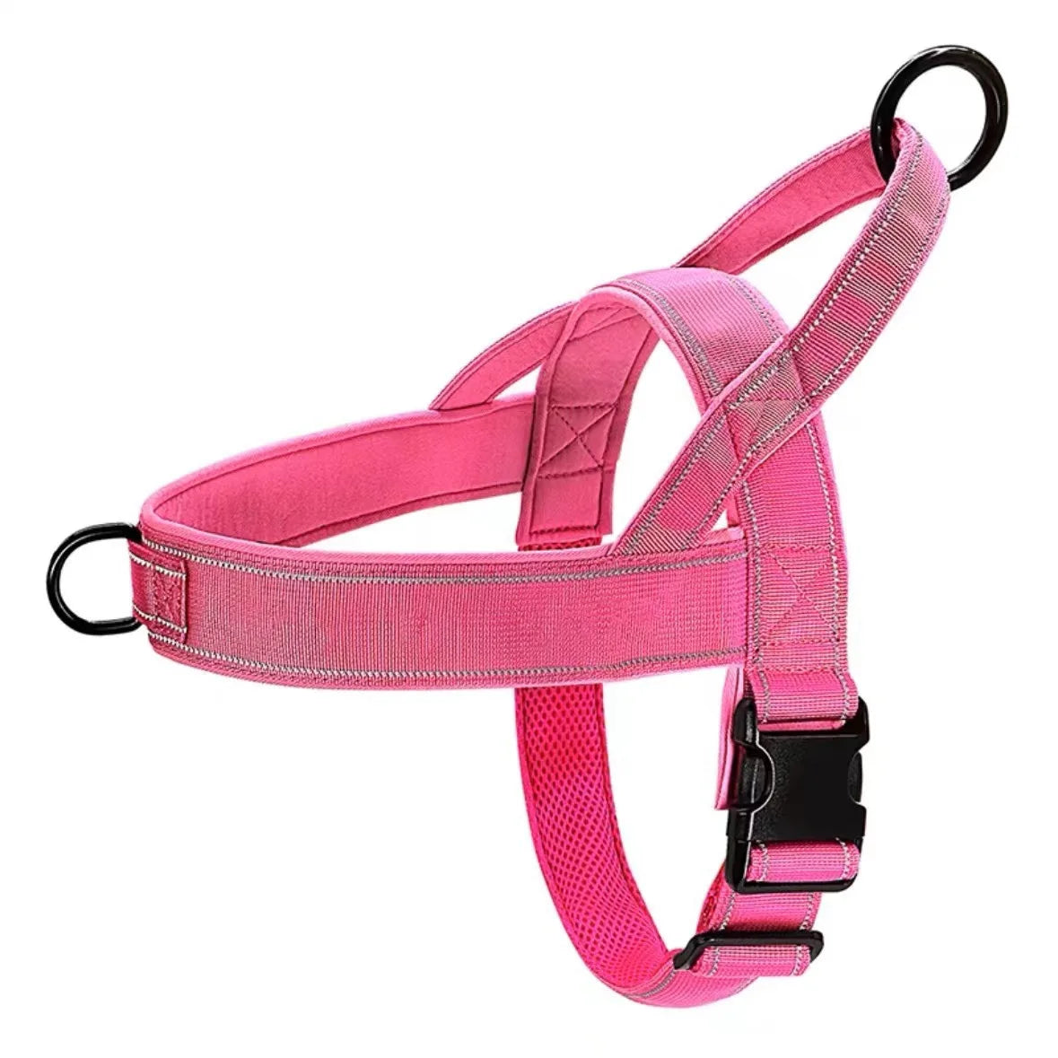 Tactical No-Pull Dog Harness – Heavy-Duty Padded Vest with Reflective Strips