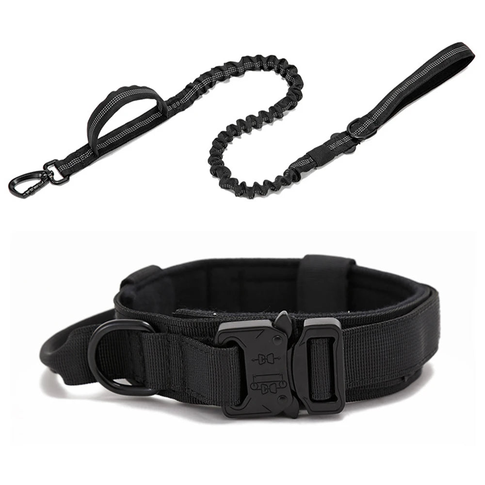 Matching Tactical Dog Collar and Leads & Collar Leash Sets