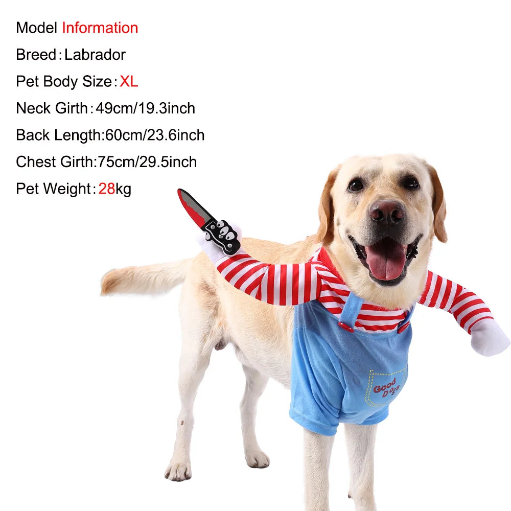 Dog Cosplay Halloween Costume For Small Medium Large Dogs Cats Dog Clothes