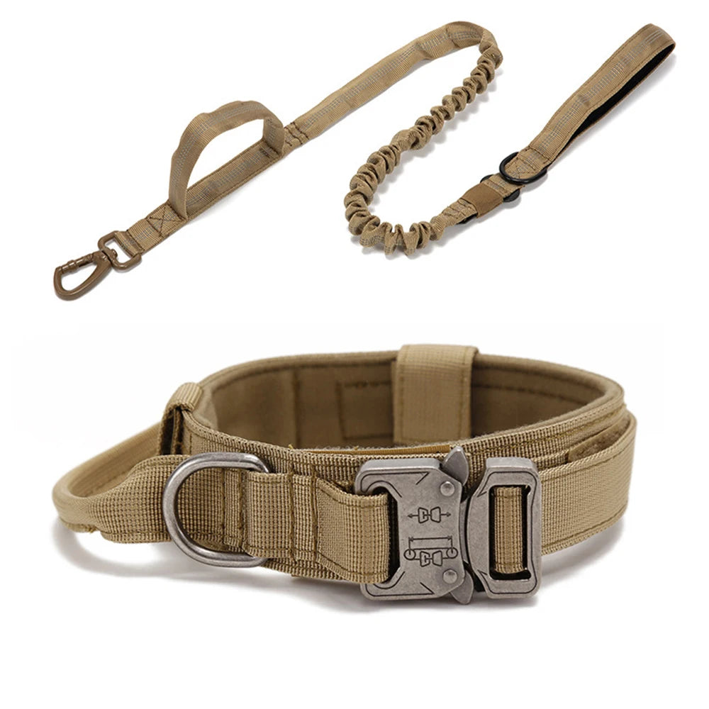 Matching Tactical Dog Collar and Leads & Collar Leash Sets