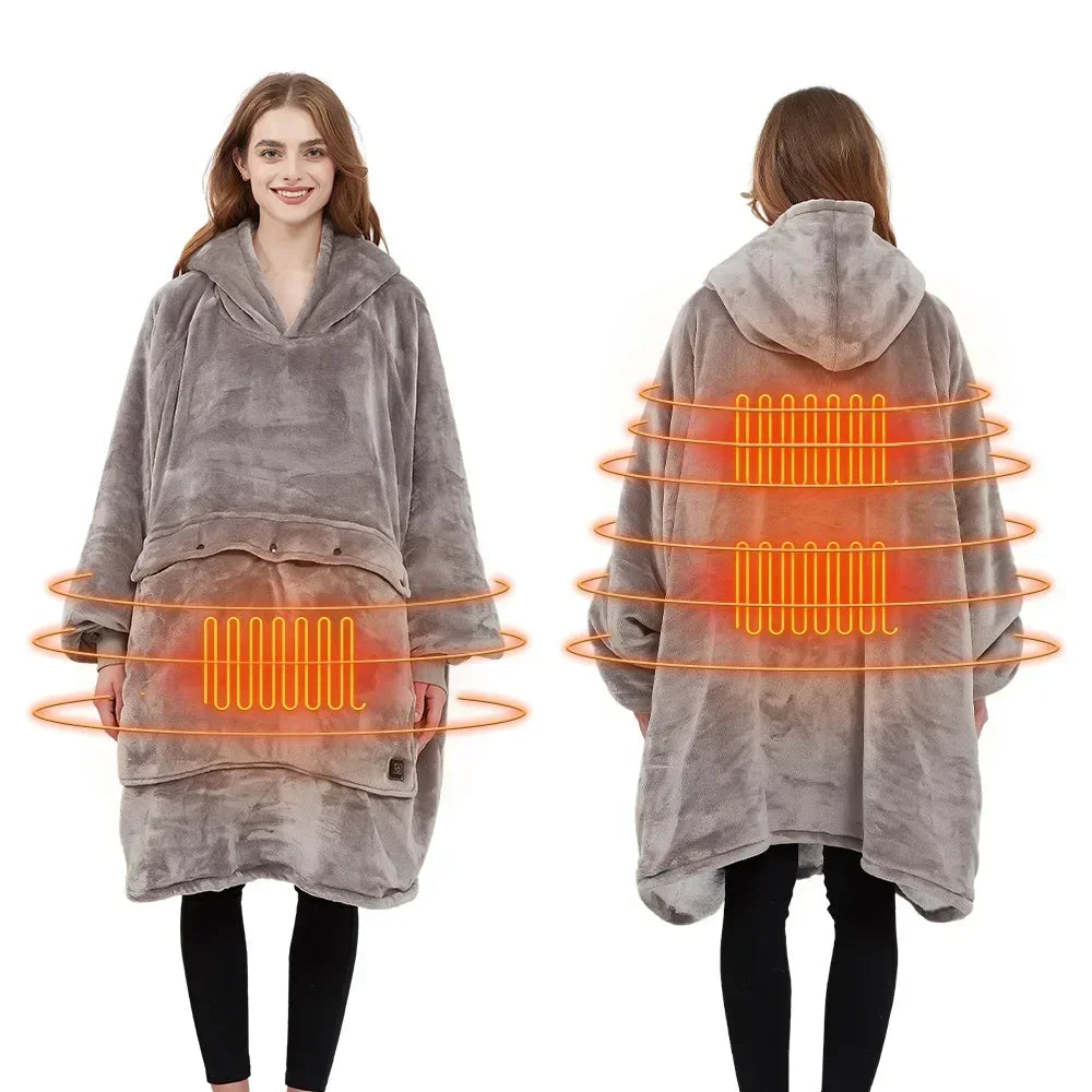 HugBuddy™ Comfort Hoodie | Oversized Heated Hoodie with Pocket for Pets!