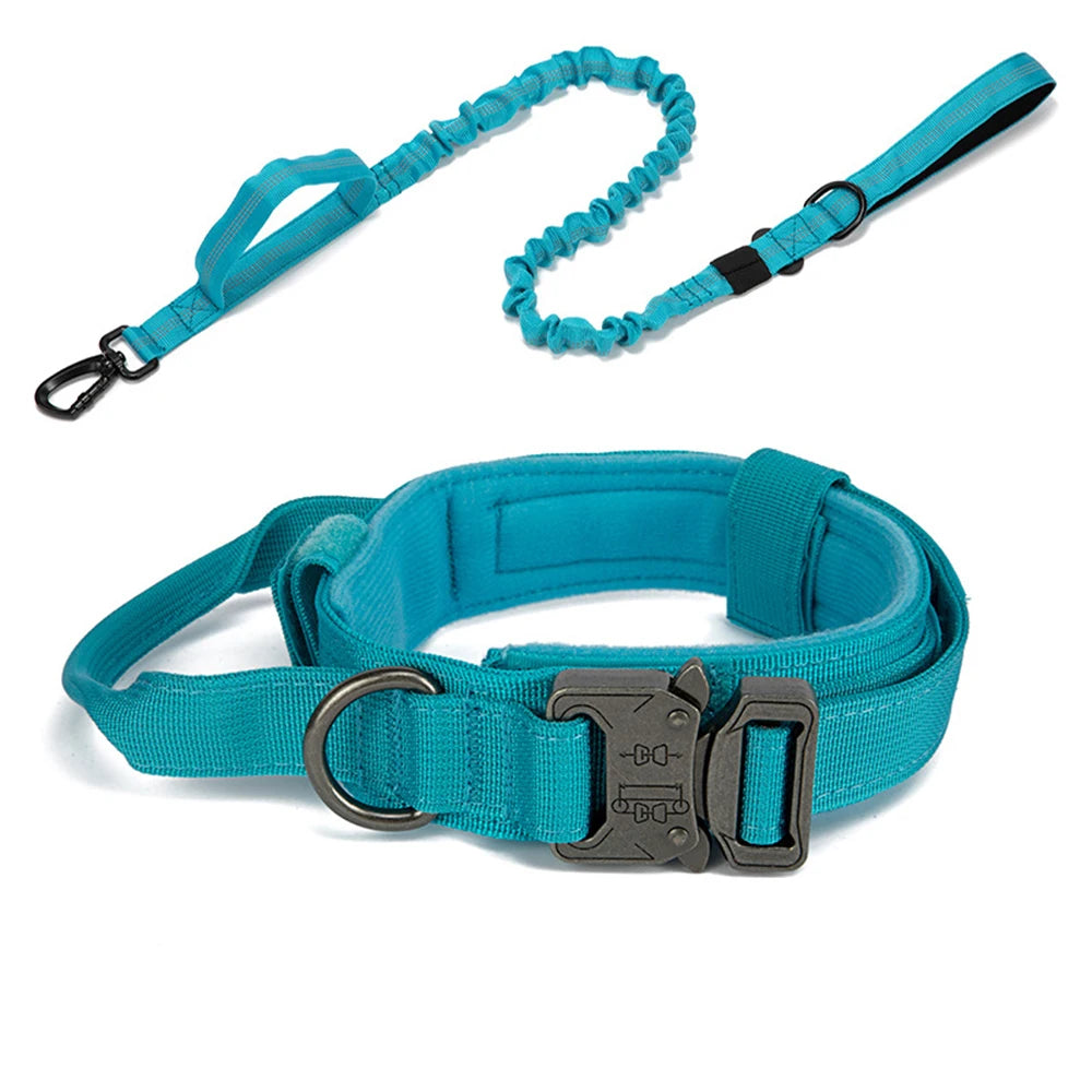 Matching Tactical Dog Collar and Leads & Collar Leash Sets