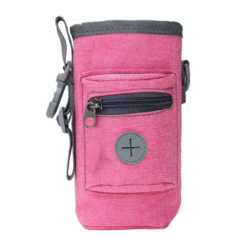 Multifunctional dog treat training bag with shoulder strap