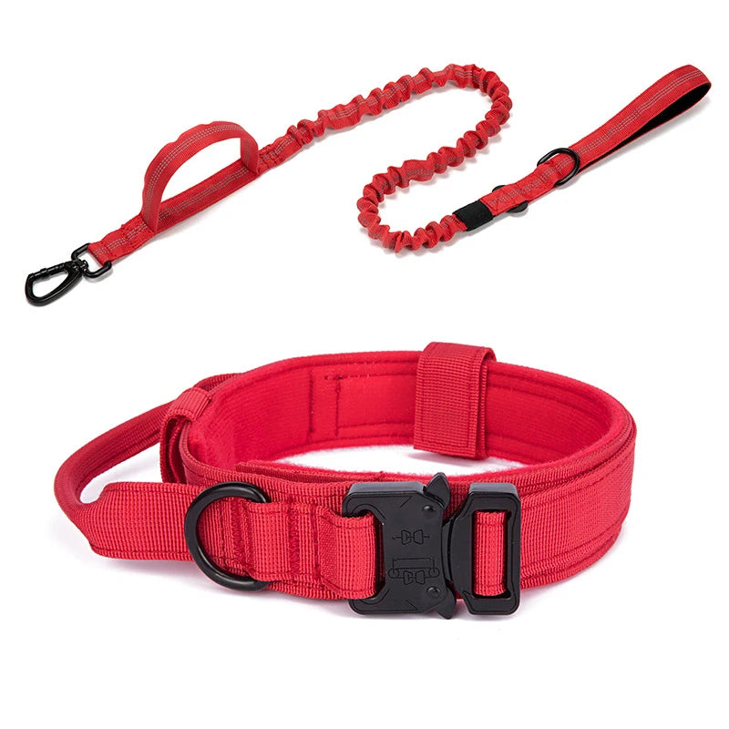 Matching Tactical Dog Collar and Leads & Collar Leash Sets