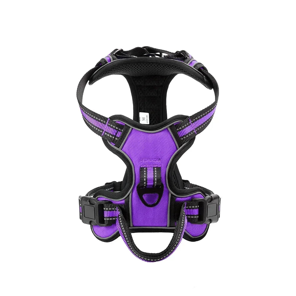 No Pull reflective dog harness