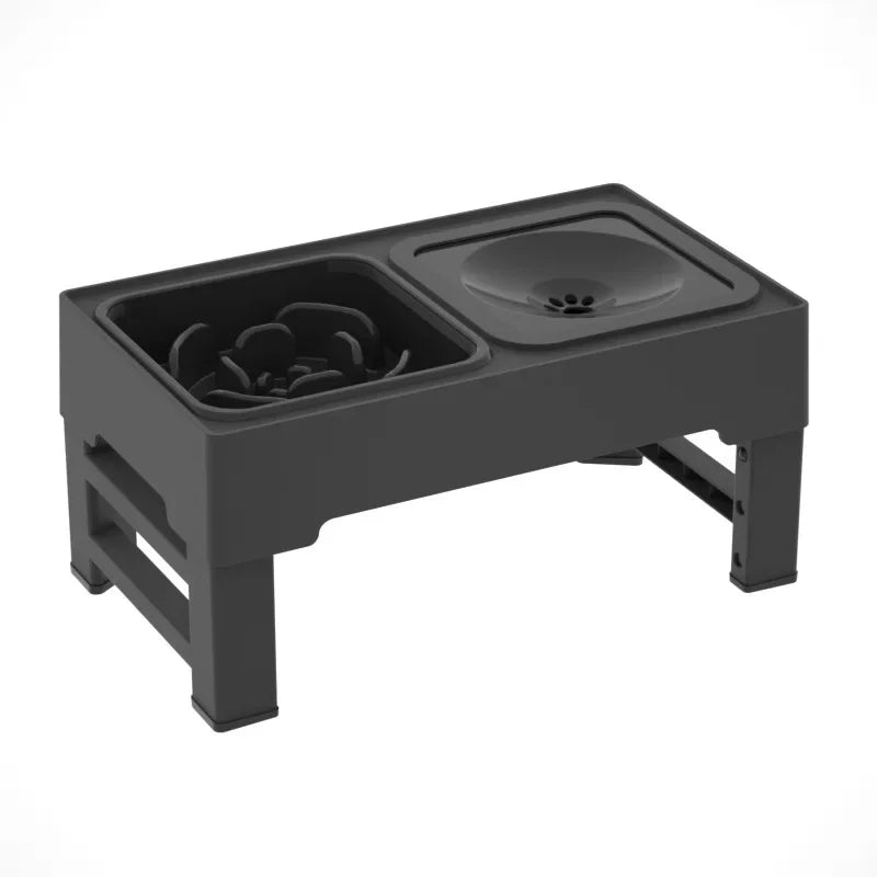 Elevated Dog Bowl Stand | Elevated Dog Bowl | Dog Slow Feeder Bowl - Rover Rituals