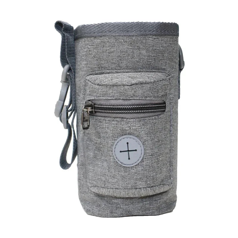 Multifunctional dog treat training bag with shoulder strap