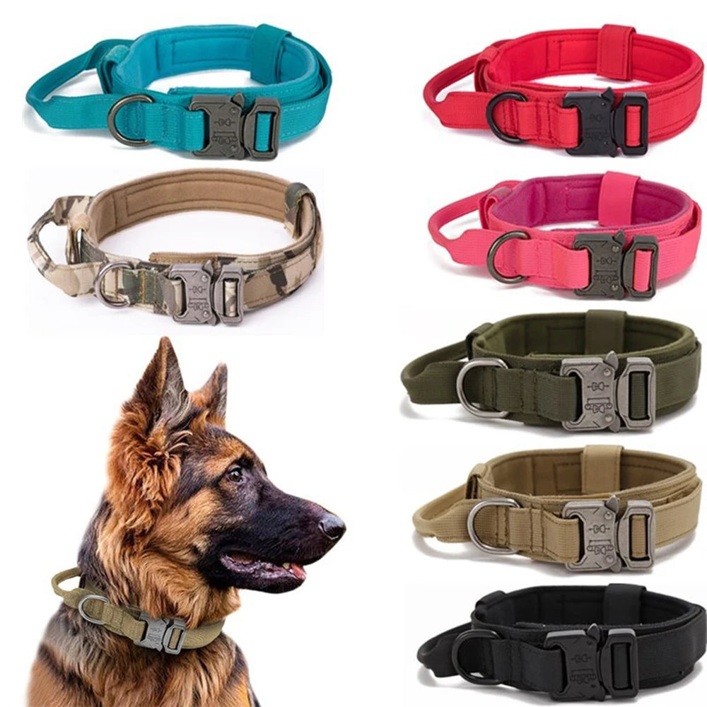 Matching Tactical Dog Collar and Leads & Collar Leash Sets