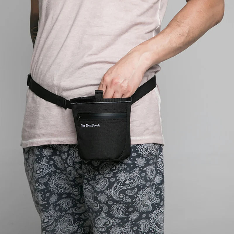 Dog Treat Bag Training Magnetic Opening with Waist Belt