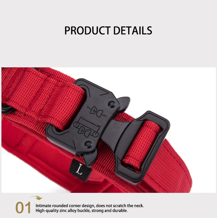 Matching Tactical Dog Collar and Leads & Collar Leash Sets