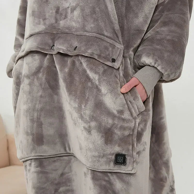 HugBuddy™ Comfort Hoodie | Oversized Heated Hoodie with Pocket for Pets!