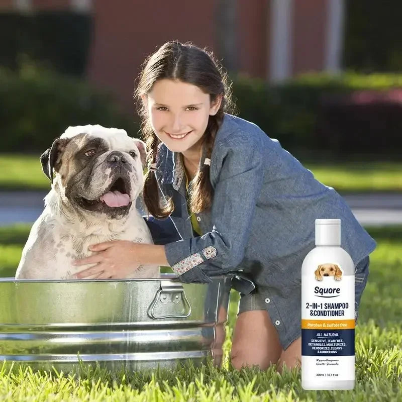 Rover Rituals | Natural Dog Shampoo & Conditioner 2-in-1 | Moisturizing, PH Balanced Care