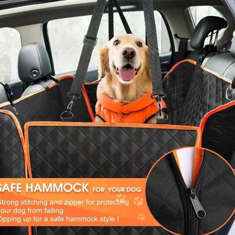 Dog Hammock – Dog Car Cover Rear Seat Protector