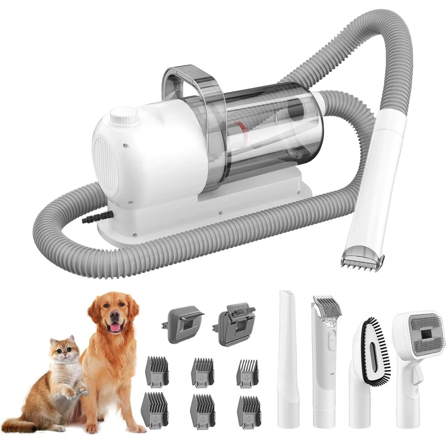 WhisperGroom™ | Kit de aspiradora para el cuidado de perros