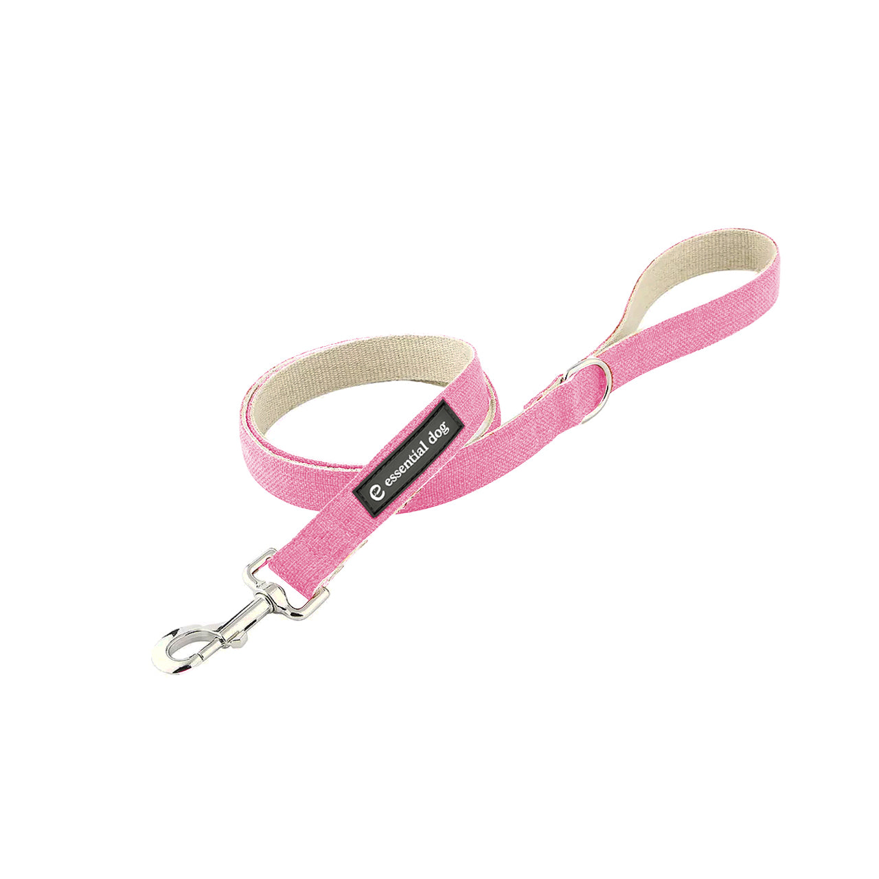 Organic Hemp & Cotton Dog Lead - Pretty in Pink-2