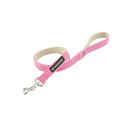 Organic Hemp & Cotton Dog Lead - Pretty in Pink-2