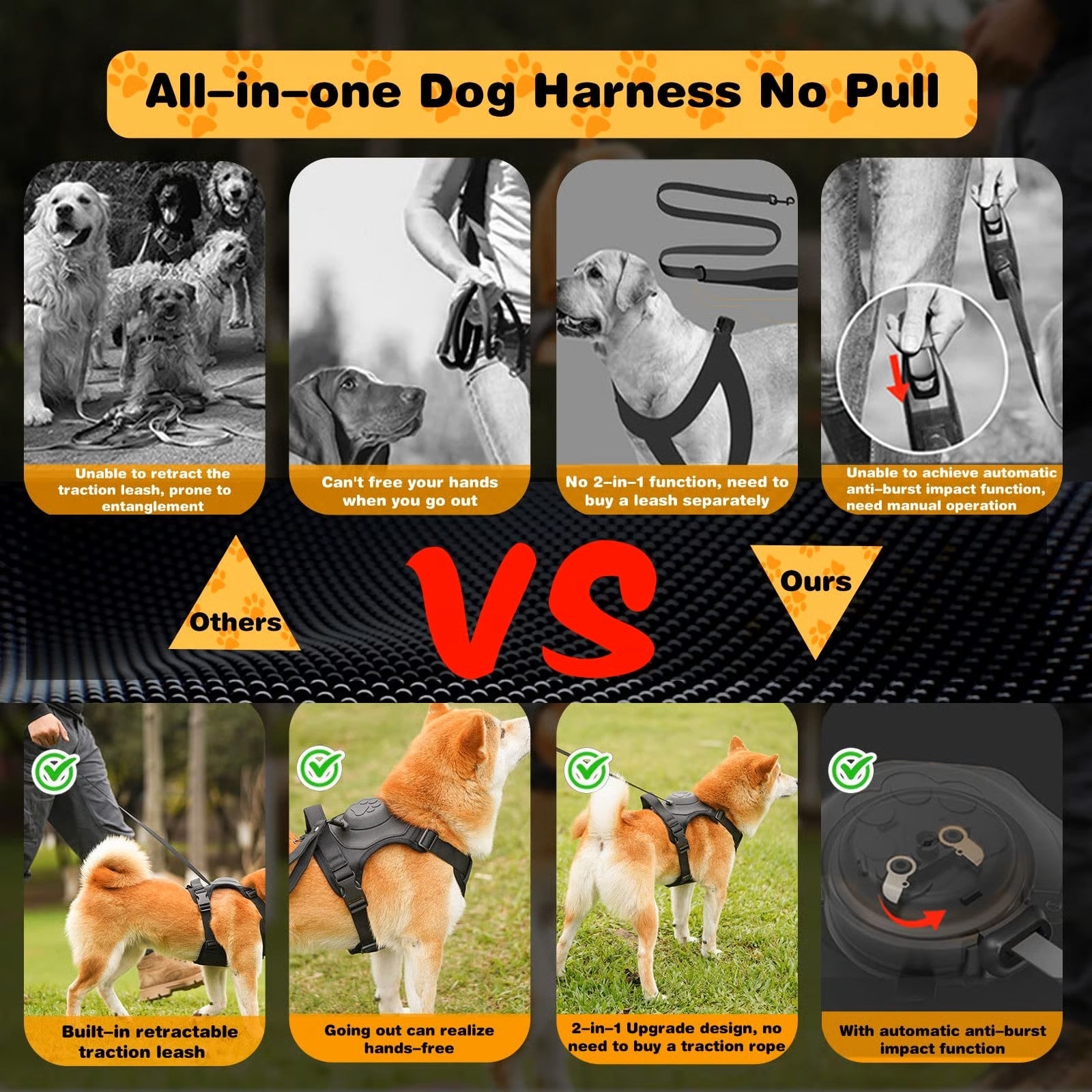 Rover Rituals | WalkEase Pro | All in one dog harness & leash