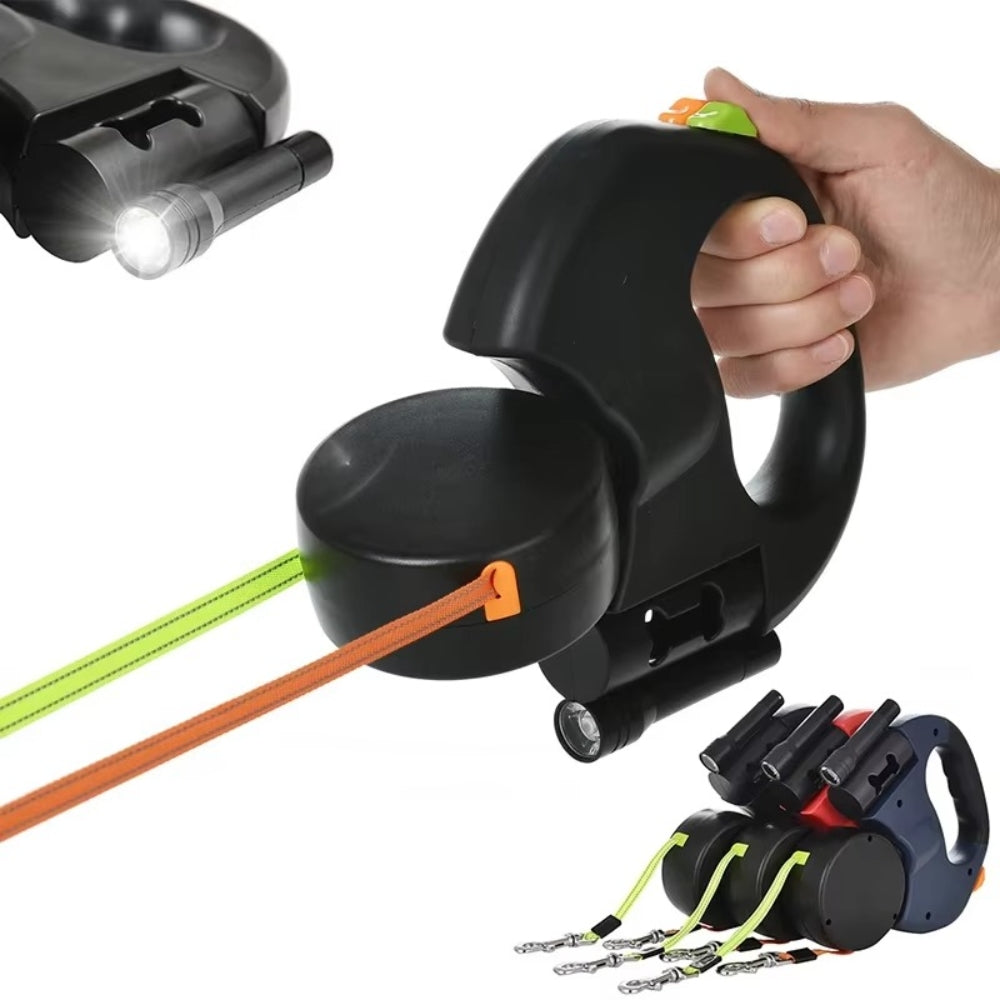 TangleFree Duo Retractable Double Dog Leash