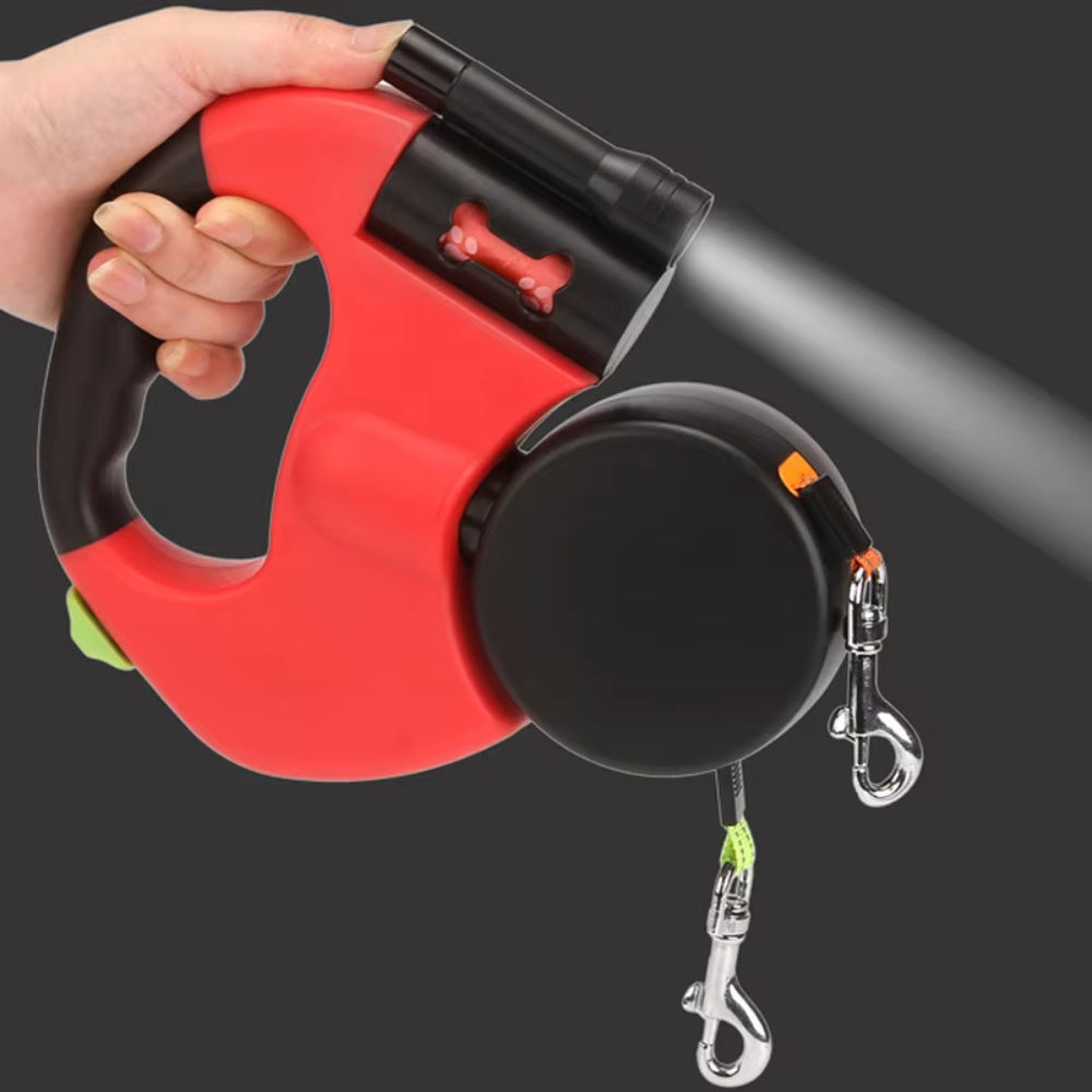 TangleFree Duo Retractable Double Dog Leash