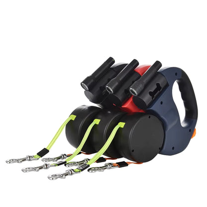 TangleFree Duo Retractable Double Dog Leash