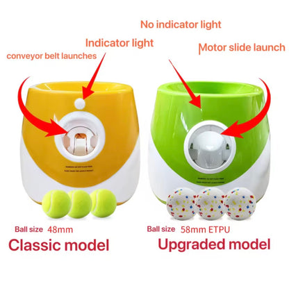 FetchMate™ Automatic Dog Ball Launcher 6 balls with Classic 48mm or Upgraded 58mm ball versions| Ultimate Dog Toy