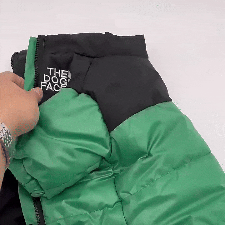 The Dog Face Puffer™ | Stylish dog winter jacket | Dog Clothes - Rover Rituals