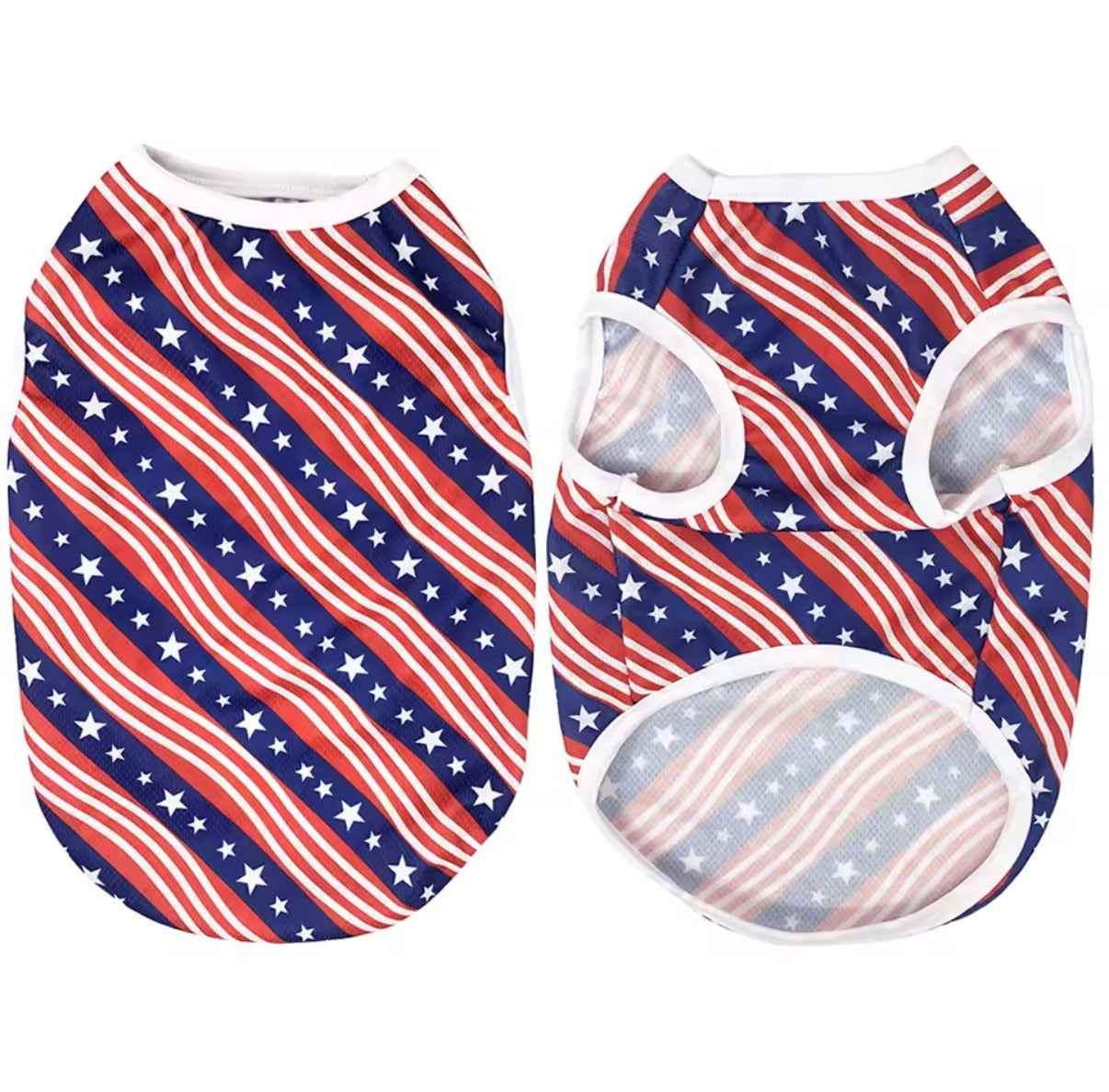Small Medium Dog Independence Day Vest T-Shirt | 4th of July