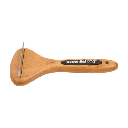 Natural Bamboo Deshedding Dog Brush Grooming Tool