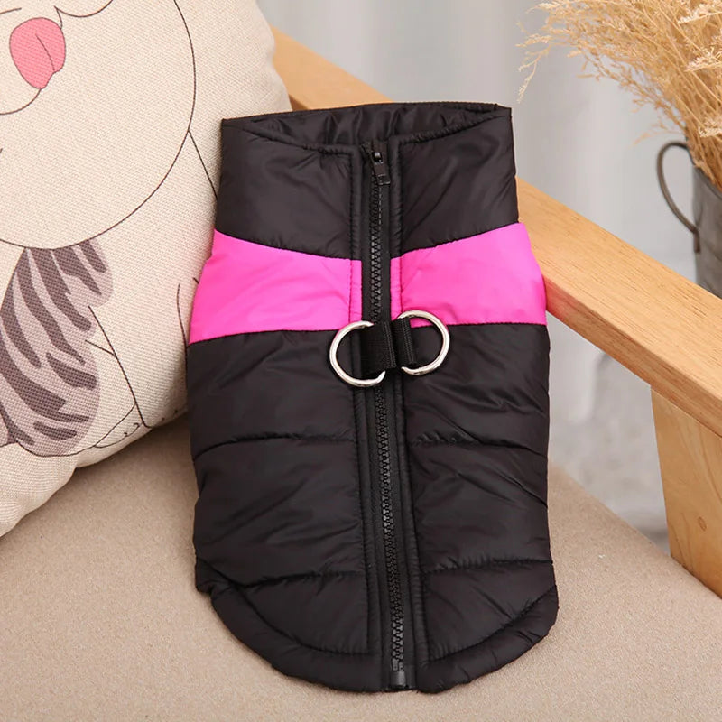 Water Proof Winter Sleeveless Dog Puffer Jacket: warm coat for all sizes XS-6XL | dog clothes