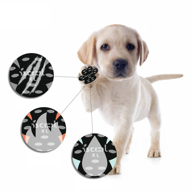 Dog Paw Protectors Anti slip 4pcs/set Disposable | Dog Clothes