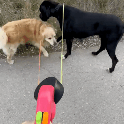 TangleFree Duo™️ Retractable Double Dog Leash for small medium dogs