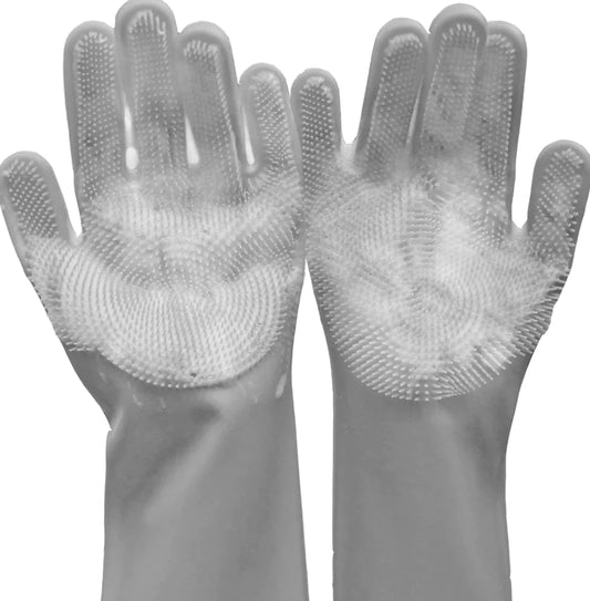 Dog Brush Grooming Bath Washing Gloves