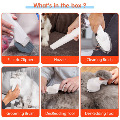 WhisperGroom™ | Kit de aspiradora para el cuidado de perros