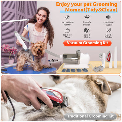WhisperGroom™ | Kit de aspiradora para el cuidado de perros
