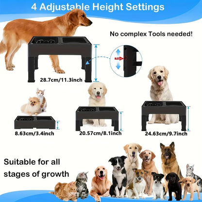 Elevated Dog Bowl Stand | Elevated Dog Bowl | Dog Slow Feeder Bowl