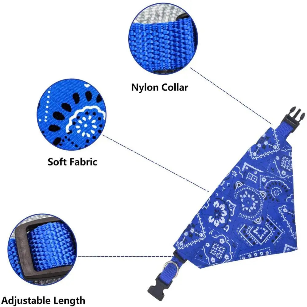 Dog Bandana Dog Scarf with buckle | Dog Clothes