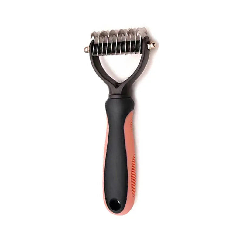 FurFlow™️Dog Deshedding Undercoat Rake Brush | Ultimate Dog Grooming Tool