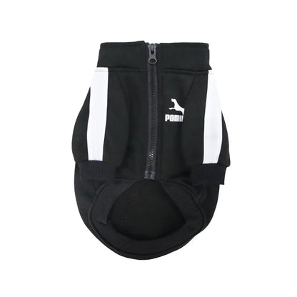 Sports Zip Dog Sweater Dog Clothes
