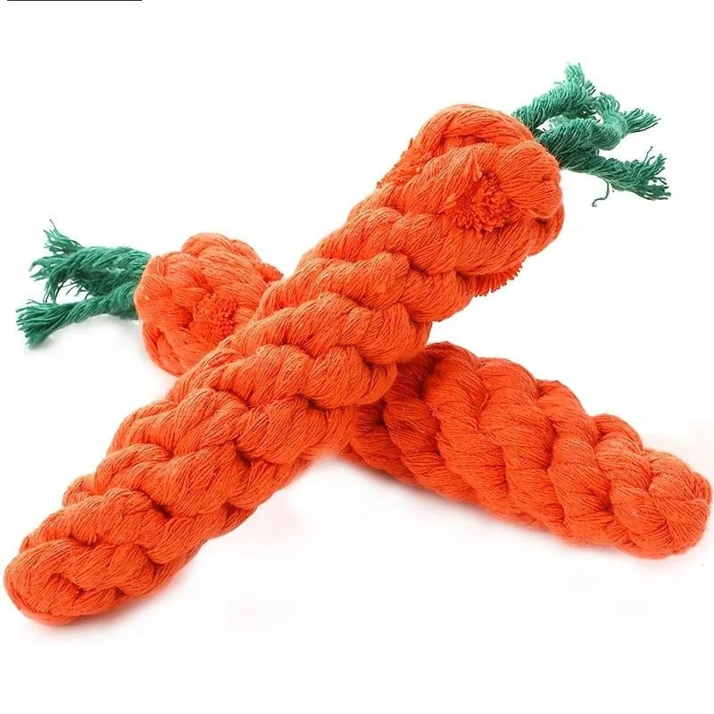 Anti-Anxiety Carrot Knot Chew Toy for Dogs | Durable Dog Toys - Rover Rituals