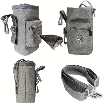 Bolsa de premios multifuncional para entrenamiento de perros con correa para el hombro