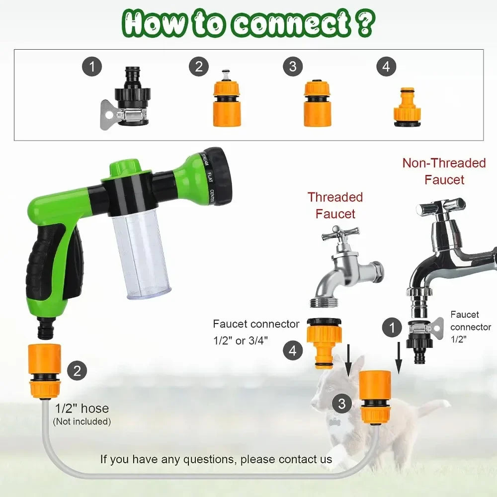 Rover Rituals | Paw Jet | Eco-friendly dog washing tool | Dog Wash Sprayer