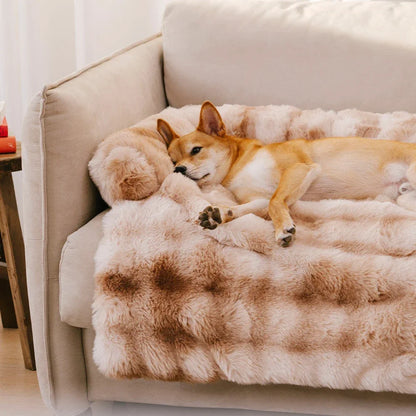 Rover Rituals | Plush Dog Bed Soft Plush Dog Pad, Sofa Couch Pet Furniture Protector Cover, Washable, Blanket Cushion Dog